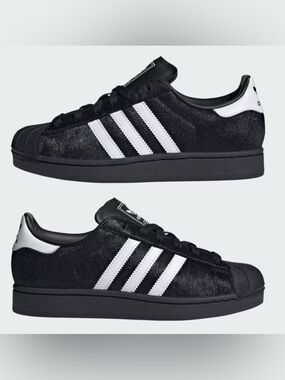 Adidas Superstar II Black Pony Hair Classics